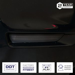 Ford Mustang LED Sidemarkers - FORM Lighting - Smoked - 2010